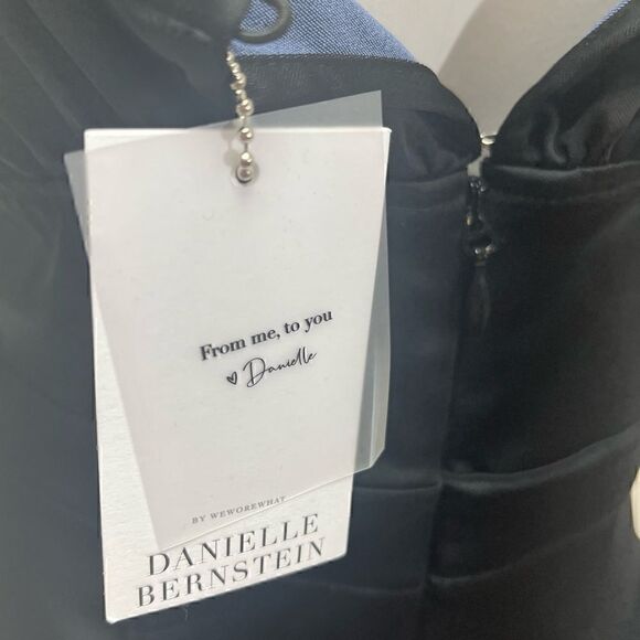 Danielle Bernstein Black Satin Jumpsuit - Picture 4 of 5